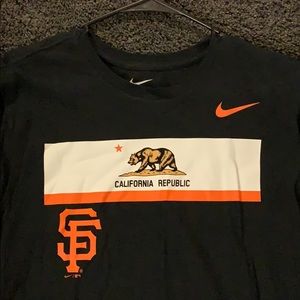 san francisco giants nike shirt size medium